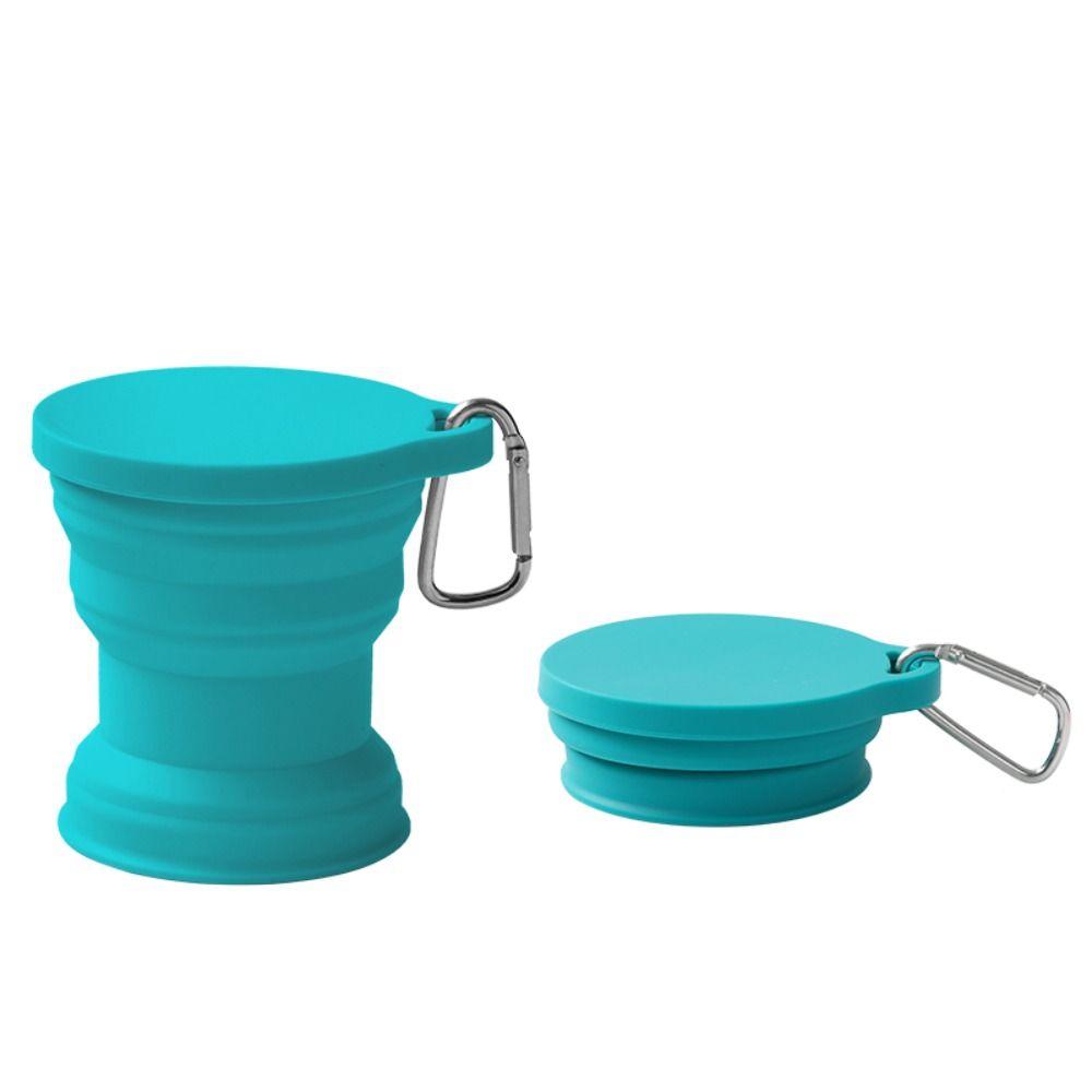 Portable Retractable Folding Cup 250ml Outdoor Coffee Handcup Drinkware Mini Water Glass  Camp