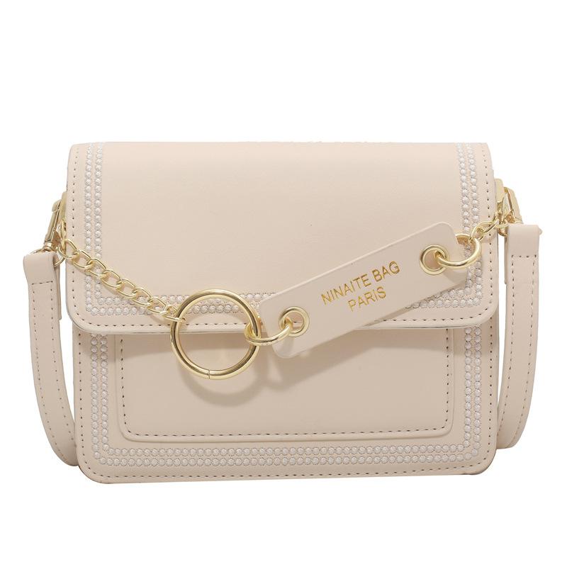 High-end small bag women's new trendy versatile shoulder messenger bag fashion niche small square bag