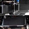 EVIL ENERGY Oil Cooler Mounting Bracket Kit 330Mm / 13 Inch Aluminum Alloy Black (Only Fit For British-Style Oil Cooler)