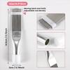 BHBL 4 Pieces Air Conditioner Condenser Fin Cleaning Brush AC Fin Comb Stainless Steel Refrigerator Fin Cleaner Whisk Brush