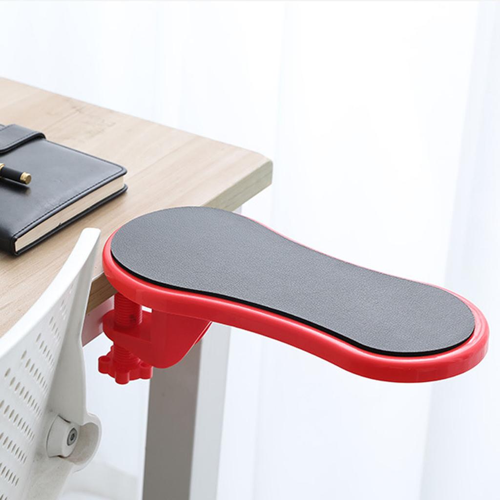 Computer Arm Rest Support Extender Innovative Table Mount Arm Wrist Rest Shelf for Office Red