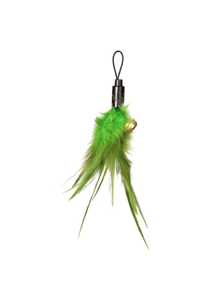 Cat Teaser Stick Replacement Feather Heads - Chicken & Feather Options