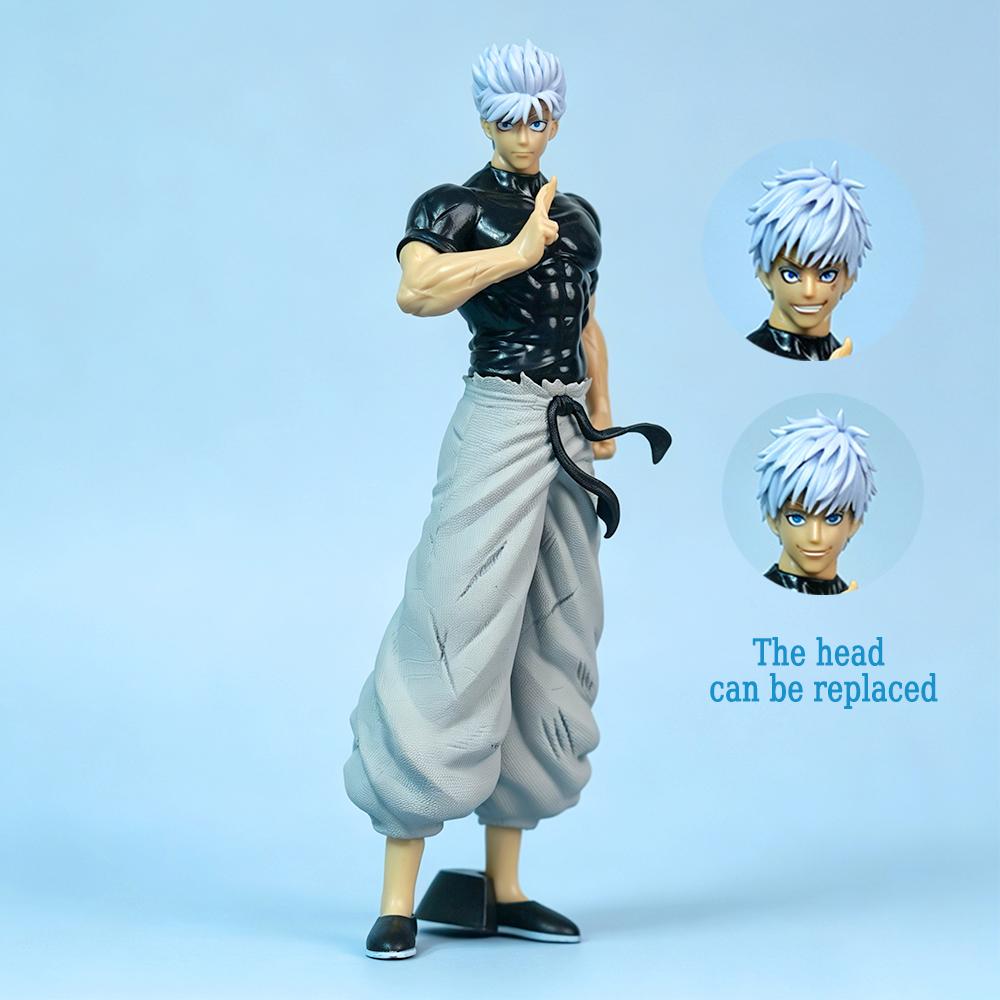 23.5cm/9.25in Anime Jujutsu Kaisen Figure Gojo Satoru Action Figures Pvc Statue Desktop Ornamen Collection Model Toys Gifts