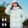 Camel Volcano Unisex Hooded Goose Down Puffer Jacket