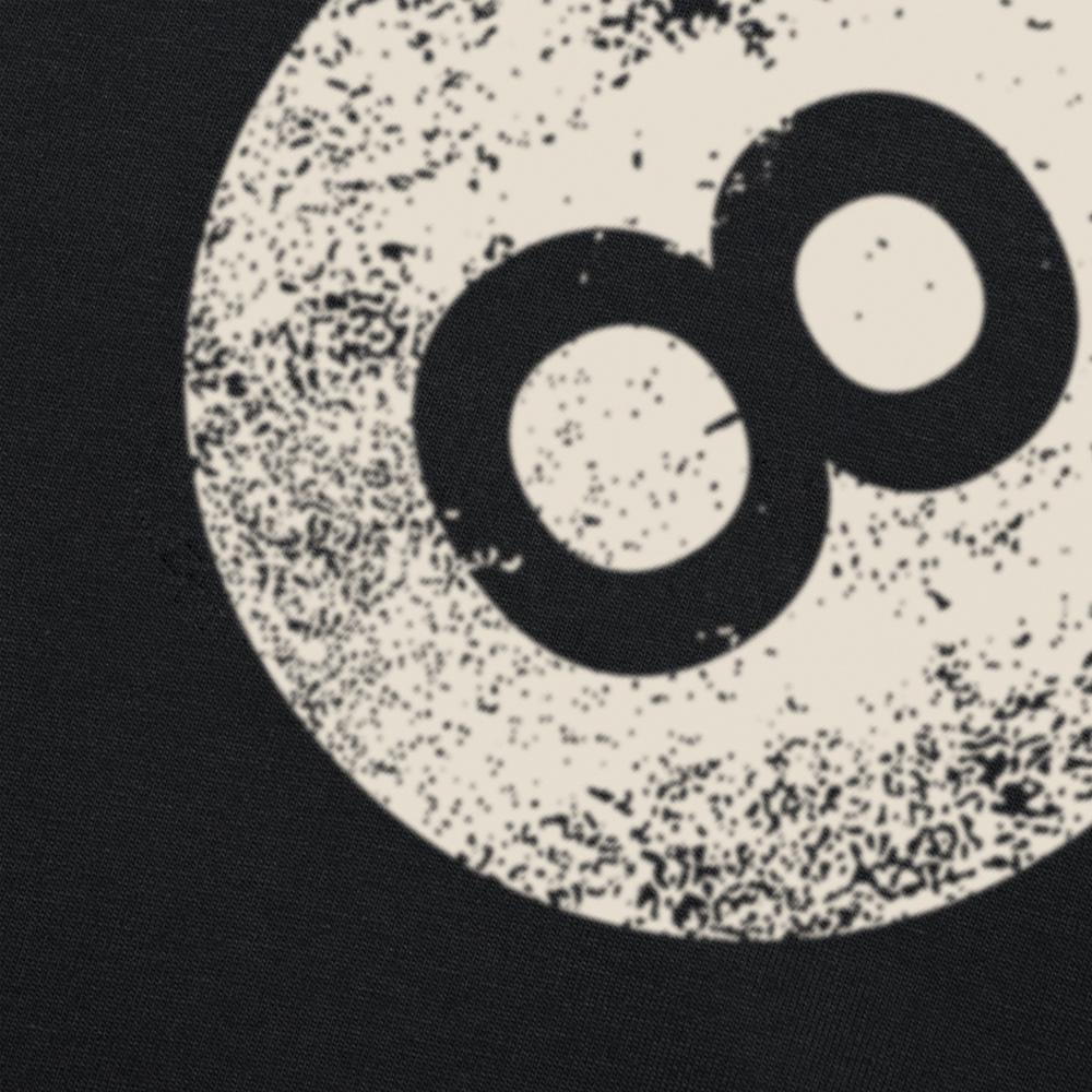 Black Pool Billiard Ball Number 8 Pool 8 Ball Vintage T-shirts Men Fashion Casual Tshirt 100% Cotton Loose Oversized T Shirt