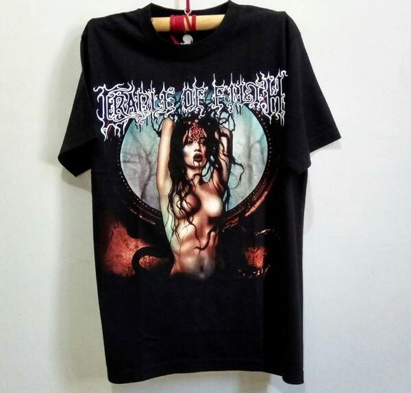 Cradle of Filth Band Black T-shirt Classic Unisex Tee Size S-4XL ZL172 Unisex T-Shirt