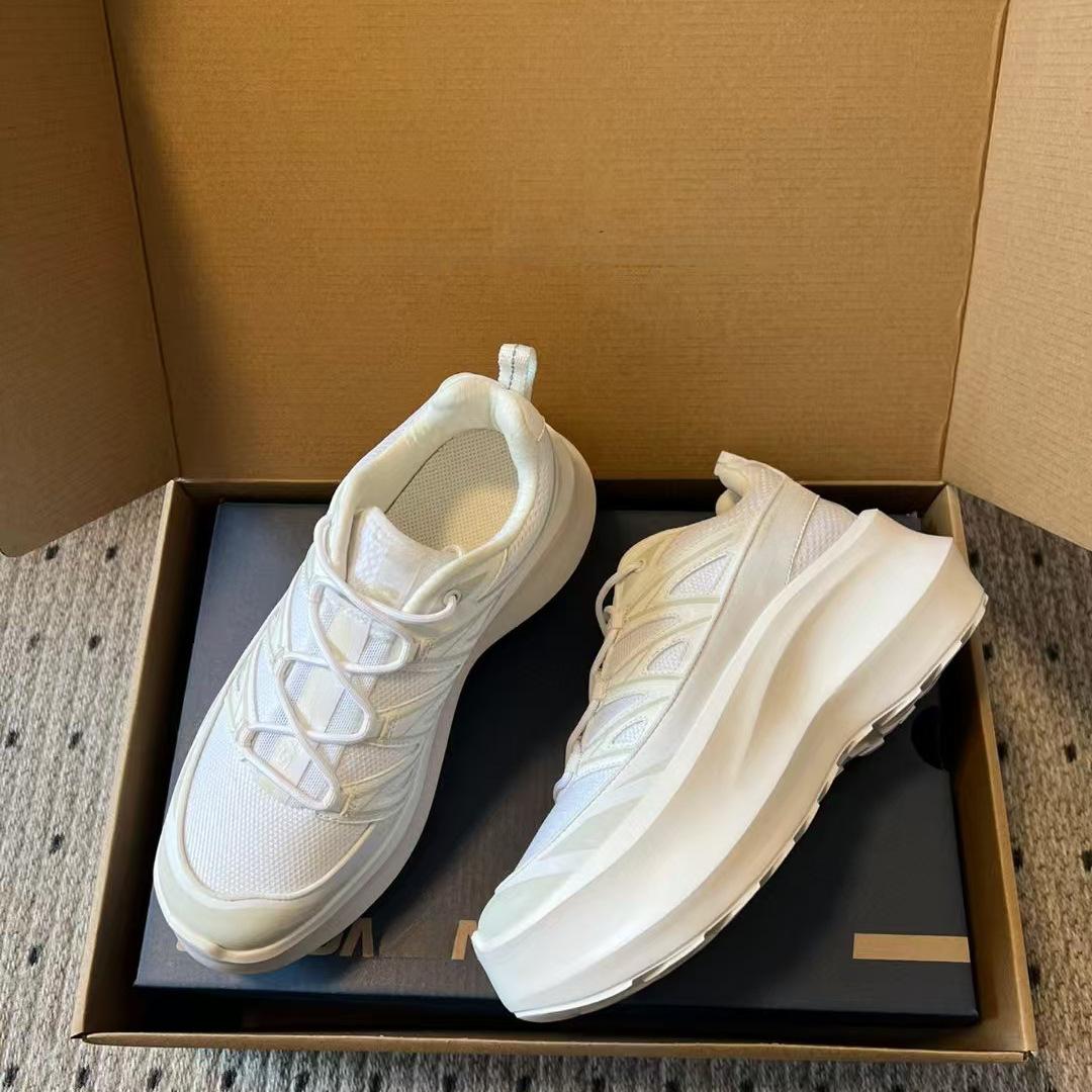 

CG 2025 New Sa Co Branded Lightweight Comfortable Thick Bottom Height Increasing Fashionable Versatile Casual Sports White Shoes 35