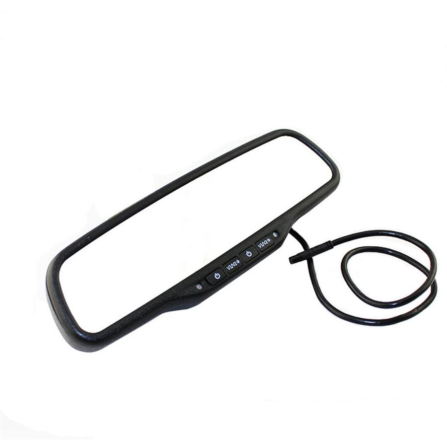 4.3 inch TFT LCD Dual Screen Car SUV Rearview Mirror Monitor 4CH HD with Bracket