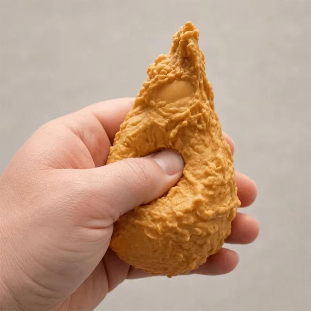 Slow Rising Fried Chicken Squishy Extra Large Sensory Fidget Ball Food Squeeze Toy Party Favors
