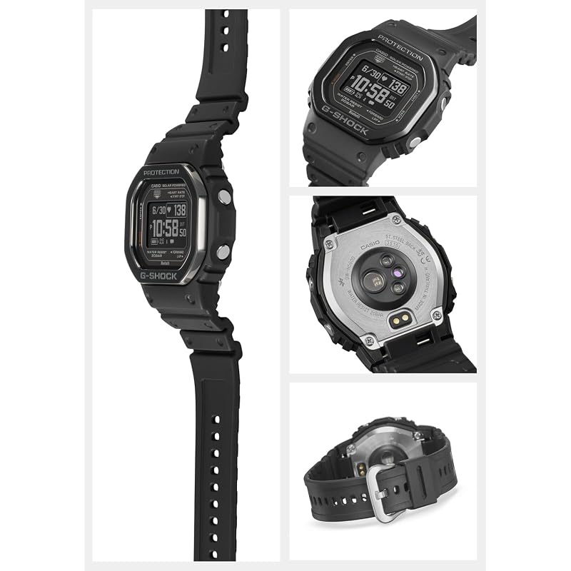 [Casio] G-Shock Watch [Domestic Genuine Product] G-SQUAD Heart Rate Monitor Bluetooth Equipped DW-H5600MB-1JR Men's Black