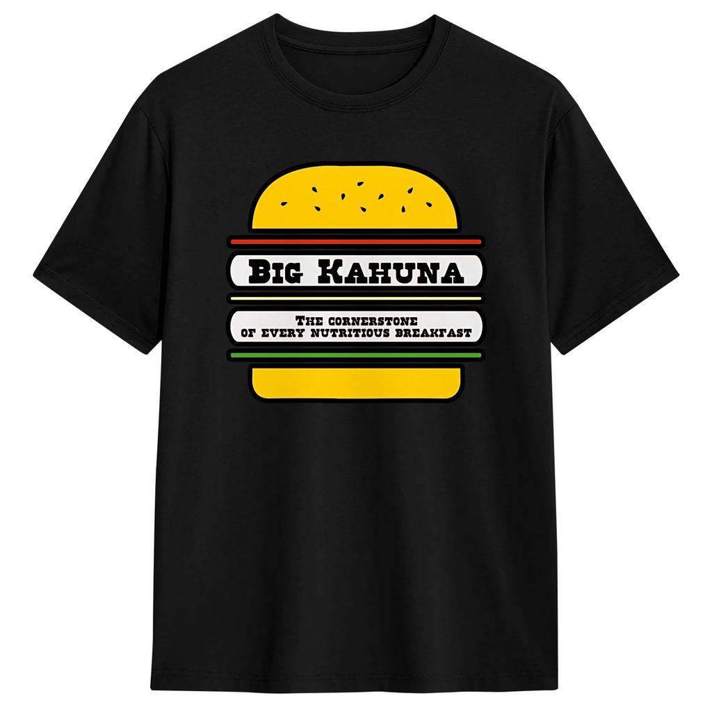 Maglietta Divertente The Big Kahuna Burger Unisex Cotone Manica Corta Girocollo Top Estivi Camicie
