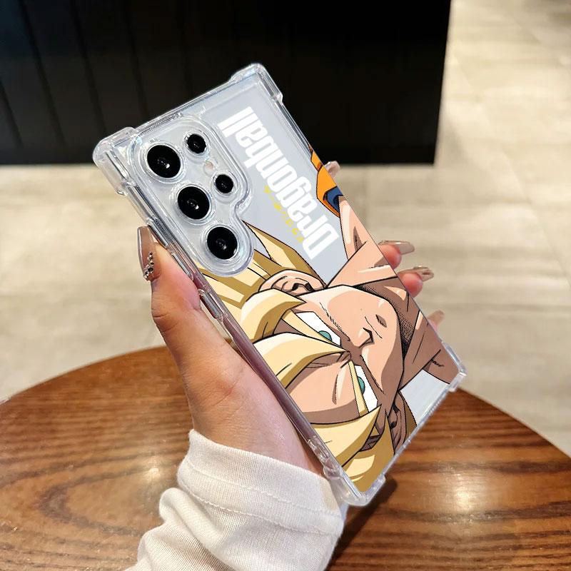 

Dragons Balls Z Japanese Anime Phone Case For Samsung Galaxy S25 FE S26 S24 S23 S22 S21 S20 Ultra S26 Plus S25FE 5G Clear Cover Galaxy S20