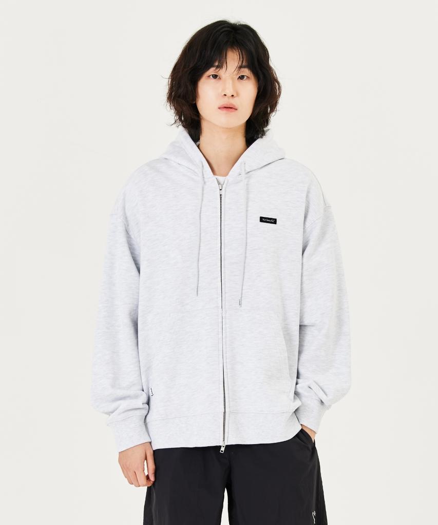 Mark Gonzales Sign Logo Wappen Og Sweat Zip-Up Hoodie - L/Grey