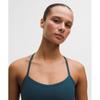 Lululemon Flow Y BrA Nulu  Light Support  A C Cups indoChine Blue