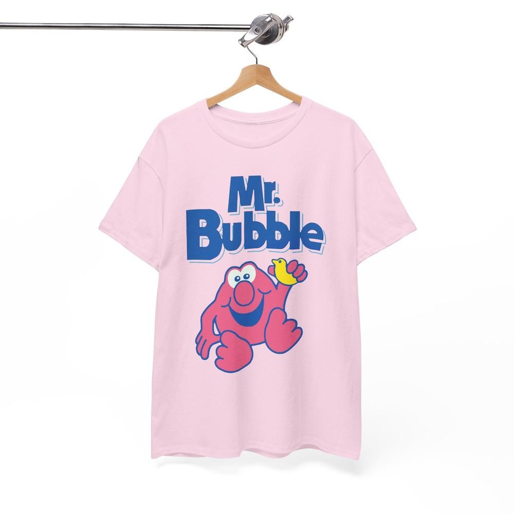 Mr Bubble TShirt Retro Vintage Bubblebath Logo Grunge T Shirt Unisex Tee Unisex T-Shirt M