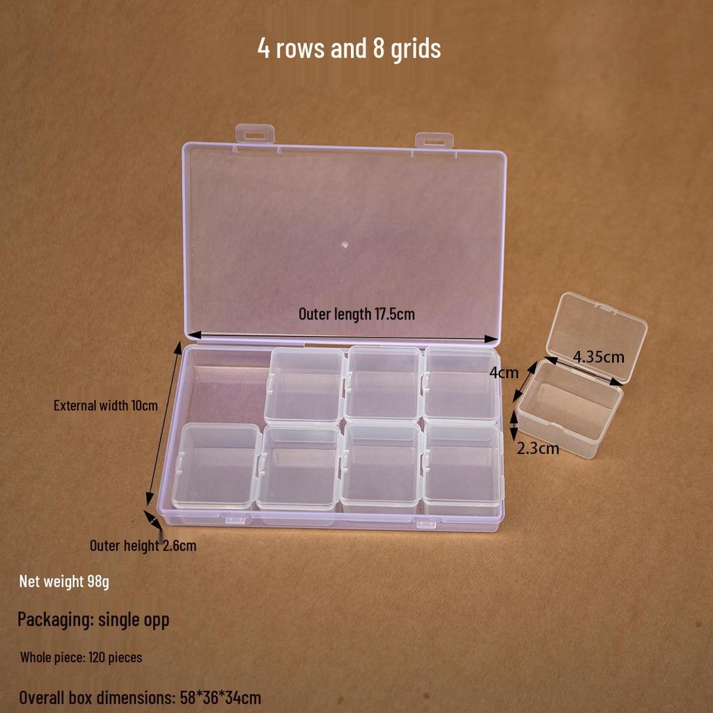 Diamond Painting Gift Box: 14 & 30-Grid Bead Storage for DIY Projects & Small Ornaments
