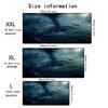 Sea Waves Mouse Pad XXL Large Gaming MousePad Anti-Slip Rubber Saft Deskmat Gamer Office Computer Accessories Extended Desk Mat