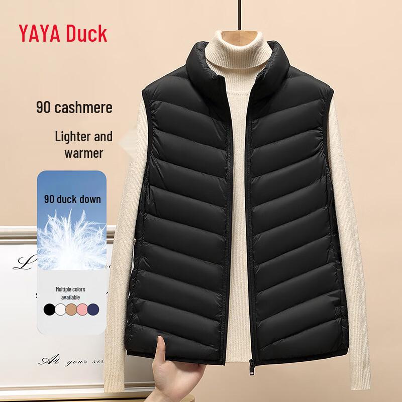 

YAYA Women s Lightweight Stand-Collar Down Vest 4XL