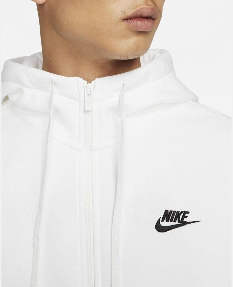 Куртка Nike Hoodie Club Fleece (BV2645) белый/черный