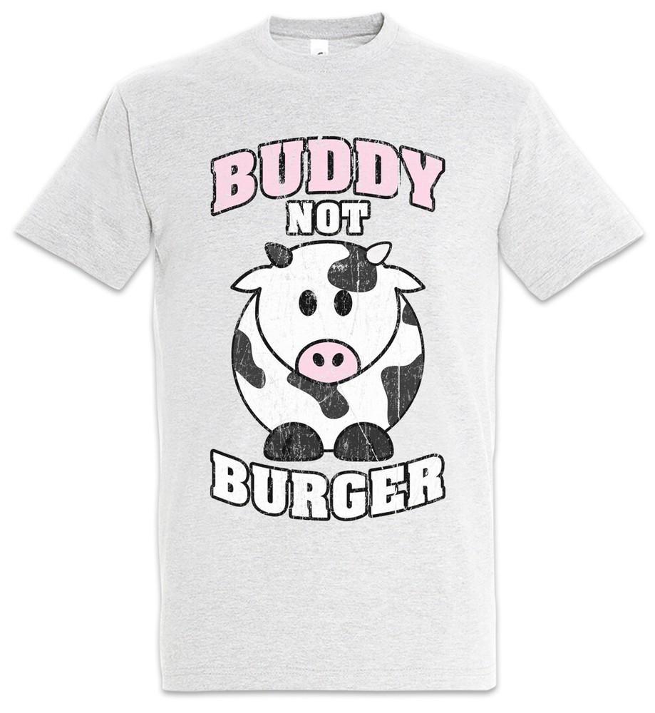 

Buddy Not Burger T-Shirt Vegan Vegetarian Animal Welfare Speciesism Food BBQ 2XL