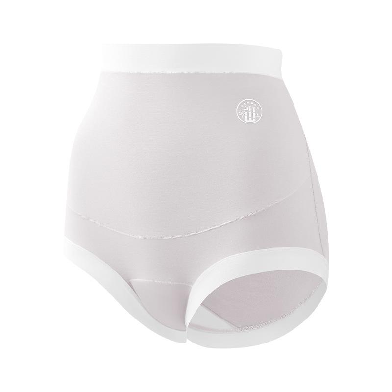 

Женские тонкие антибактериальные дышащие трусики с высокой талией для поддержки живота для беременных больших размеров на весну и лето 3XL серый