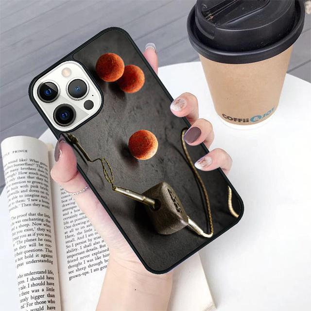 

Carp Fishing Boilie Rig Hook phone Case Cover For iPhone 17 Air 16 15 14 Plus 11 12 13 Pro Max coque iPhone 13