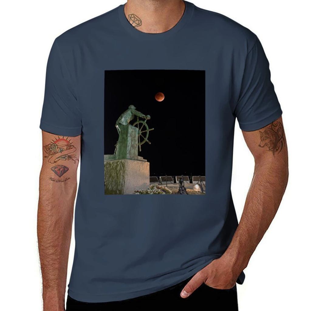 Lunar Eclipse At The Fisherunisexs Memorial Tshirt Unisex T Shirts High Quality Luxury Brand Tshirt