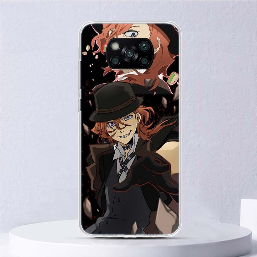 Bungo Stray Dogs Nakahara Chuuya Soft Case For Xiaomi Poco X7 X6 X5 X4 X3 Nfc F7 Ultra F6 F5 Pro Phone Cover F4 Gt F3 M5S M4 M3