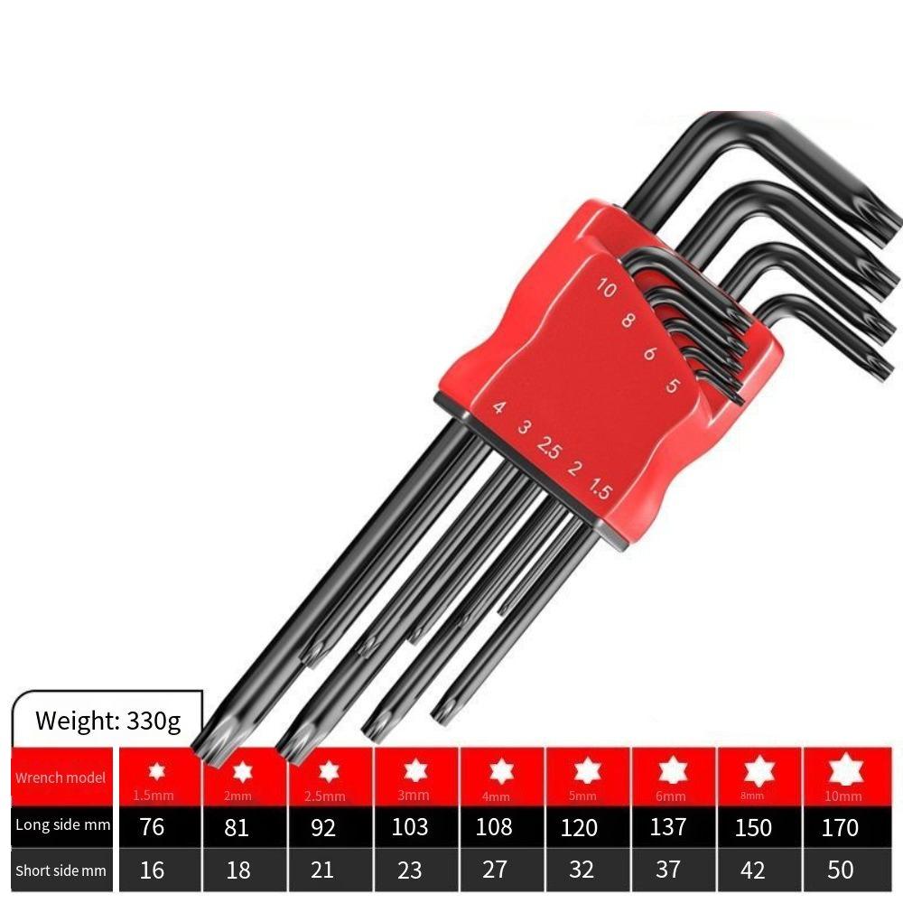 High-strength Double-End Screwdriver Hex Wrench Repair L Type Hex Wrench  Allen Key Set