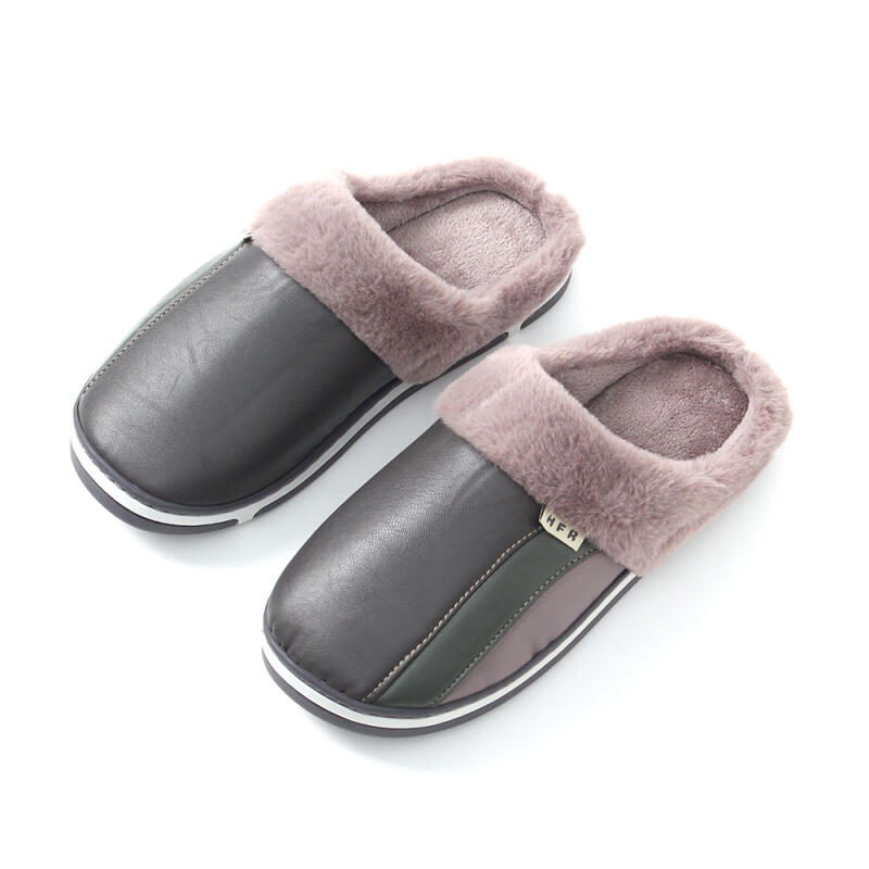 Wolverine non-slip fur slippers 2 colors 02 265-270mm Gray_1309780 3900₽