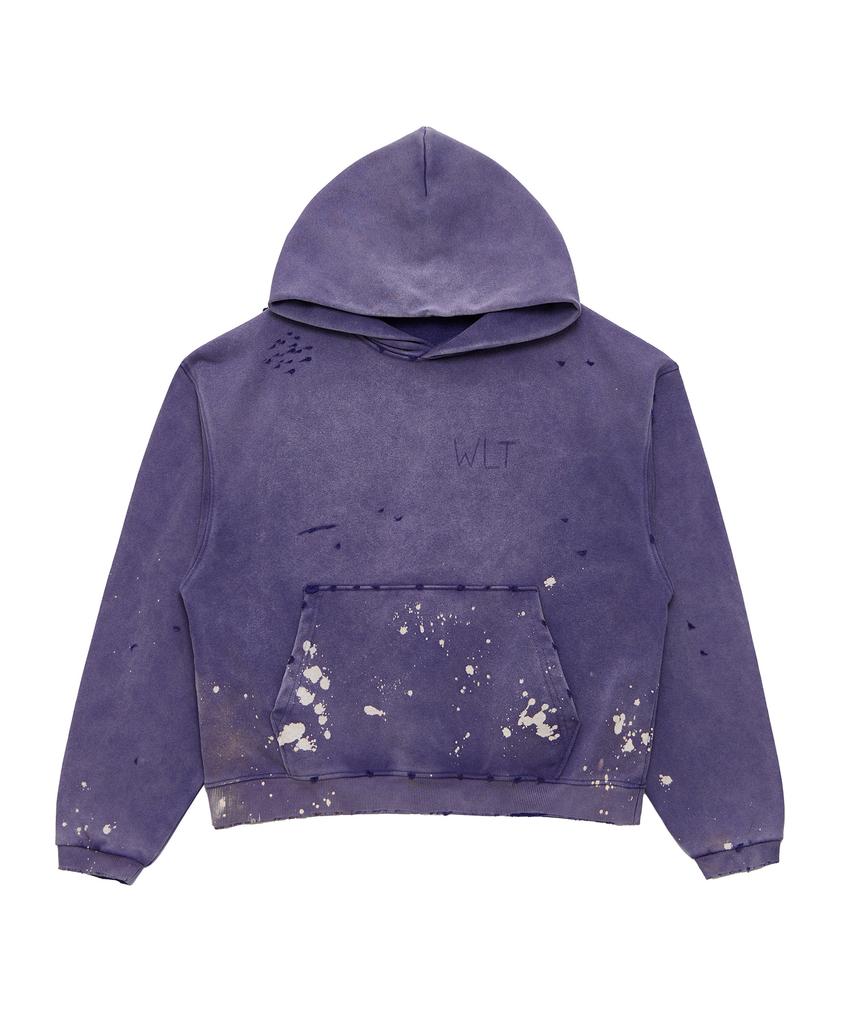 Dirty Hoodie Vintage Blue