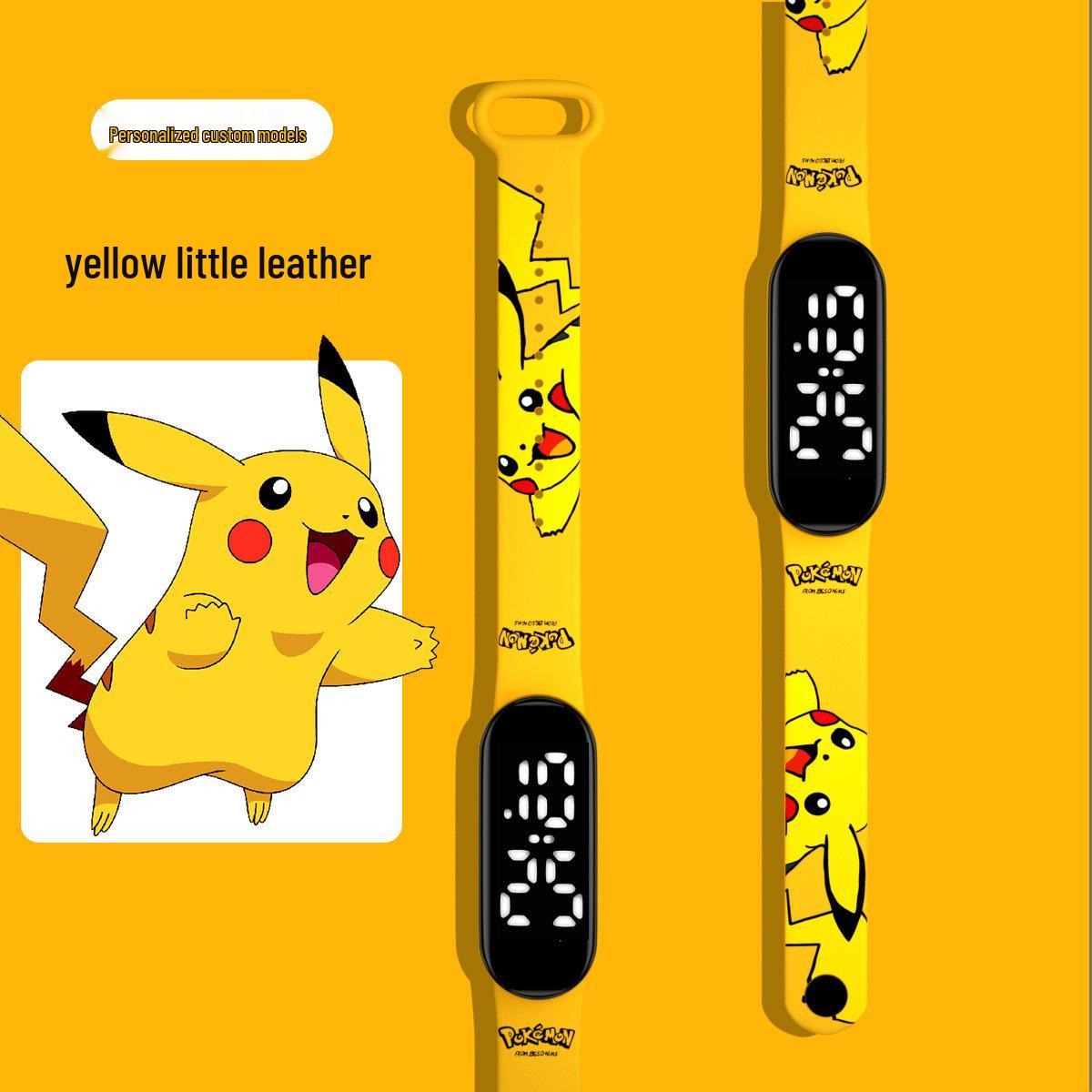 

Красные светодиодные мультяшные спортивные часы для студентов