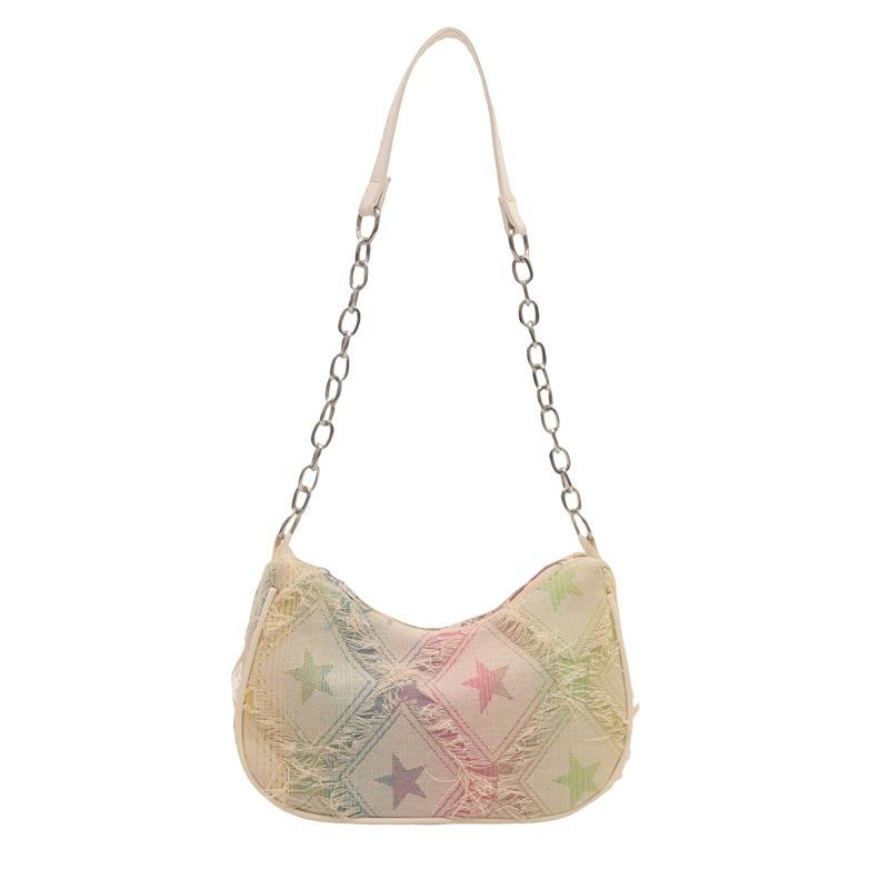 Personalized crescent bag women's commuter messenger small bag new niche fashion shoulder bag