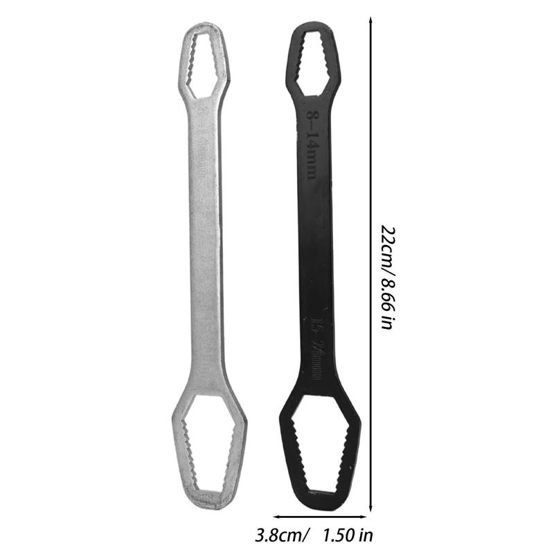 8-22mm Torx Wrench Spanner Double-Ended Screws Nuts Hand Wrench Self-Tightening Adjustable Factory Car Repair Wrenches Hand Tool