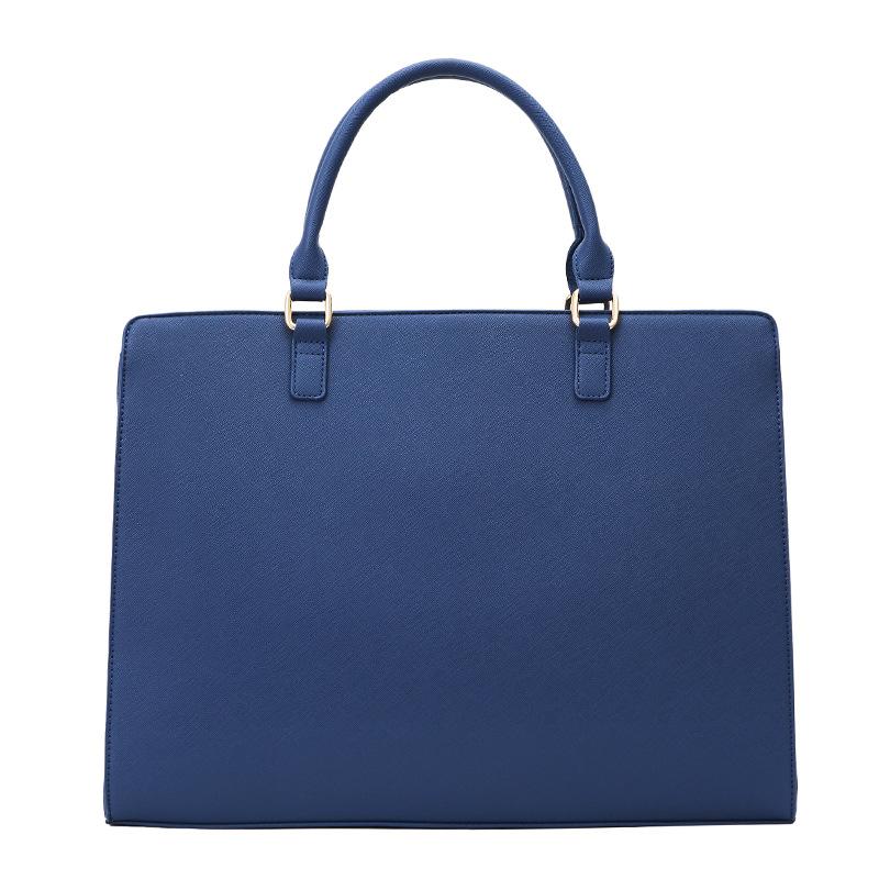 Fashion Women's PU Leather Briefcase Handbag Messenger Laptop Bag 15.6 Inch Lady Shoulder Case For MacBook Air Pro PC Notebook