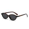 Retro Oval Shaped Small Frame Sunglasses European and American Men Women Trendy Round Face Slimming Street Hip-hop Sun Glasses