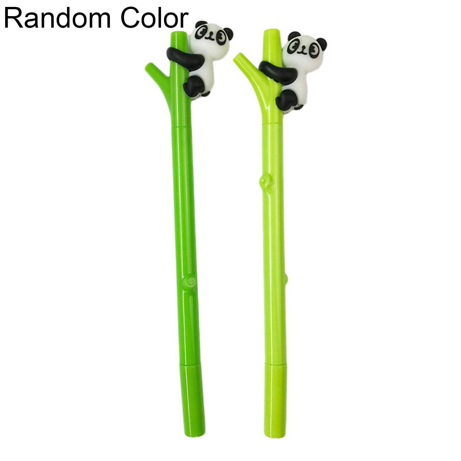 

Шариковая ручка с черными чернилами 0,5 мм, ручка-роллер с изображением панды, студенческие канцелярские принадлежности, подарок, пишущие инструменты