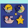 Charming The Little Prince Cartoon Brooch Stunning Metal Badge For Bags Gifts