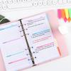 6-Hole Loose-Leaf Binder Refill Paper: Inner Pages for Notebook, Planner, Budget Book