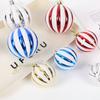 6pcs 6/8cm Christmas Ball Set Creative Hanging Ornament Christmas Tree Pendant  Xmas