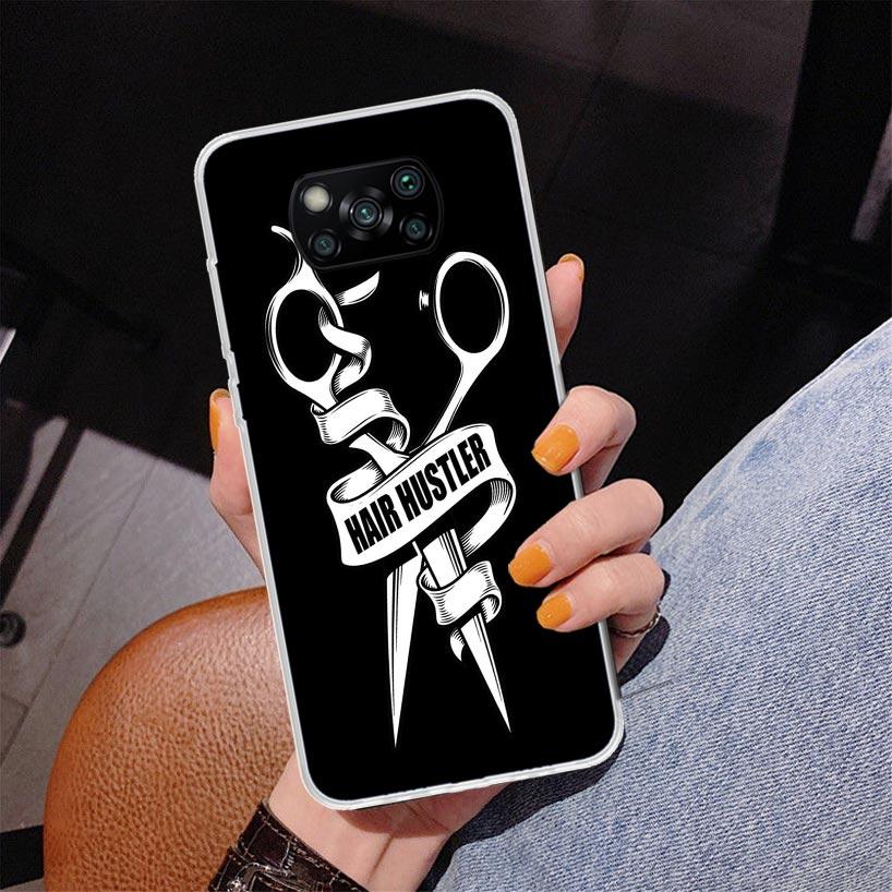 

Hair Stylist Scissors Brush Phone Case For Xiaomi Poco X7 X6 X5 Pro F7 Ultra Redmi 15C 15 13C 13 12C 12 10 10A 10C 9 9A 9C 9T Co Xiaomi Poco F7