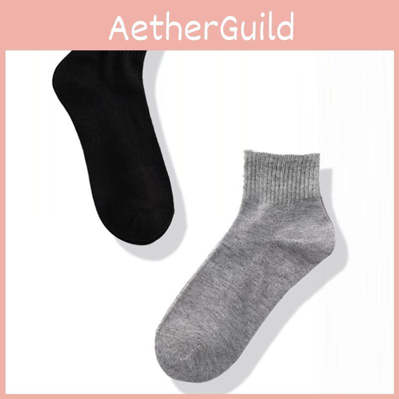 Premium Cotton Men's Socks Autumn Winter Season Casual Athletic Crew Socks