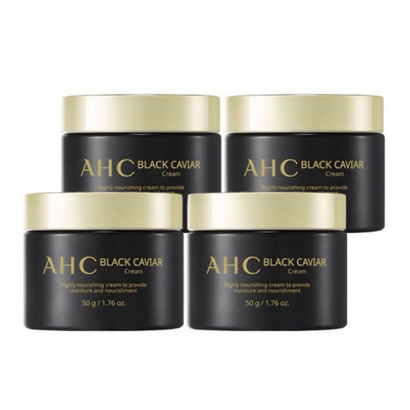 AHC Black Caviar Cream 50g 4ea Korea Beauty