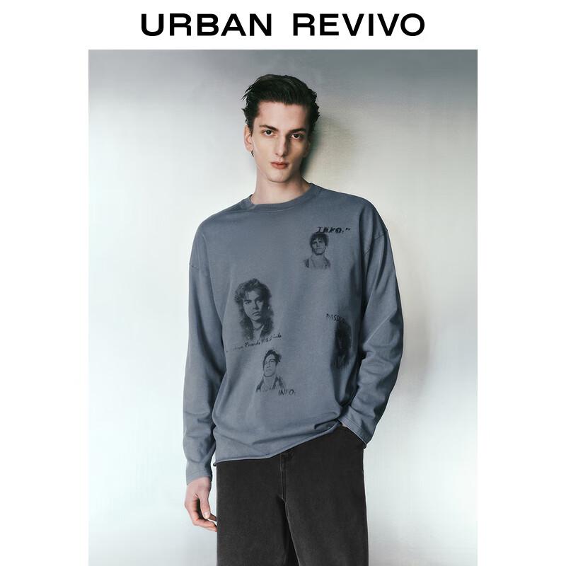 

Мужская футболка с длинным рукавом в уличном стиле с принтом персонажа UR XS