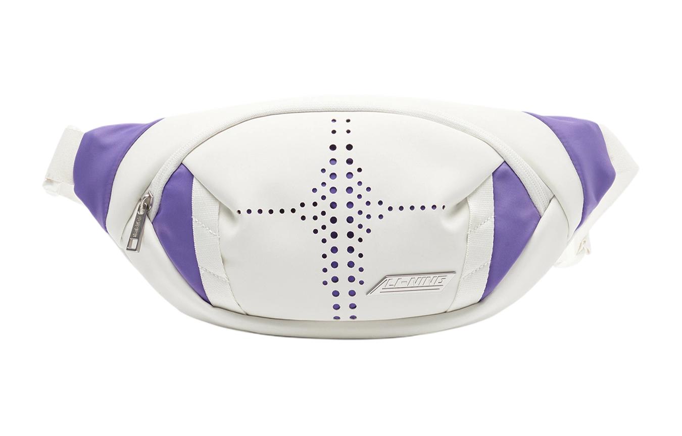 Li Ning Polyamide Sling Bag Regular Unisex White ABDU039-1