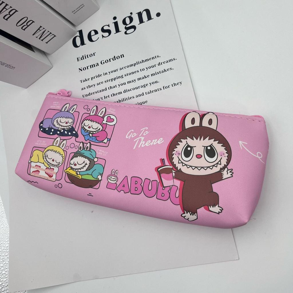 Cute Milk Huhu Pencil Bag Cartoon Large-capacity Student Stationery Bag High Value Niche Pencil Case