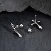 Vintage Gothic Cross Earrings for Women Men 1pc/1pair Stainless Steel Unique Earrings Stylish Fashion Jewelry