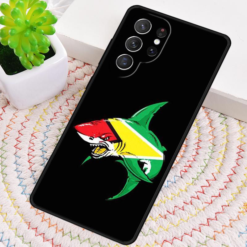 

Guyana Flag Silicone Phone Case For Samsung Galaxy note 10 pro S26 S25 S24 S23 S22 S21 Plus S25Ultra Capa Cover Galaxy S24 FE
