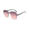 Frameless Sunglasses Fashion Trend Sunglasses Women'S Big Face Thin Sunglasses Square Glasses