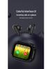 NewC11 TWS Smart Color Screen Bluetooth Earbuds with ANC+ENC Noise Cancelling, Touch Control, and Long Battery Life.